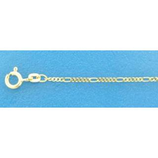 👉 Enkelband geelgoud One Size no color TFT Enkelbandje Figaro 1,6 Mm 8718834594160