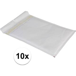 👉 Luchtkussen envelop wit 10x enveloppen 26 x 18 cm