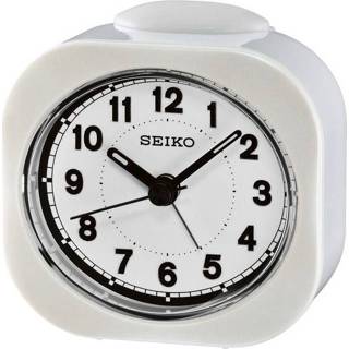 👉 Reiswekker wit One Size no color Seiko QHE121W 4517228828423
