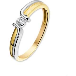 👉 Zirkonia bicolor goud One Size no color TFT Ring 8718834180721