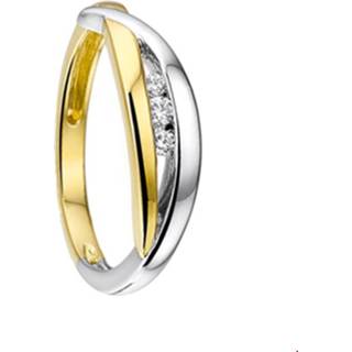 👉 Zirkonia bicolor goud One Size no color TFT Ring 8718834527595