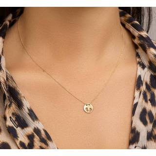 👉 Halsketting geelgoud One Size no color goudkleurig TFT Collier Voeten 1,0 mm 40 - 42 44 cm 8718834621422