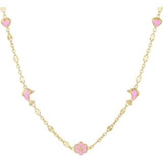 👉 Halsketting geelgoud One Size no color TFT Collier Diverse Bedels 2,5 mm 36 - 38 cm 8718834656585