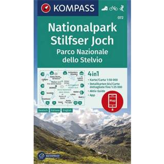 👉 Nationalpark Stilfserjoch Parco Nazionale Dello Stelvio 1 50 000 - Kompass-Karten Gmbh 9783990447277