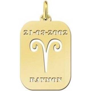 👉 Hanger goud active Names4ever Astrologie Ram in GHS001