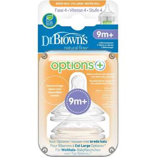 👉 Speen babyverzorging baby Dr. Browns Options+ Anti-colic Brede Halsfles Fase 4 72239317662
