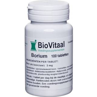 👉 Vitamines gezondheid Biovitaal Borium 3mg Tabletten 8718347350789