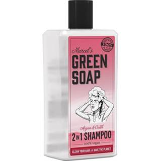 👉 Shampoo donkergroen gezondheid Marcels Green Soap 2in1 Argan & Oudh 8719189416411