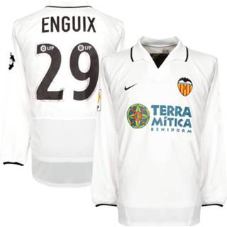 👉 Shirt l Valencia Thuis 2002-2003 (Lange Mouwen) + Enguix 29 -