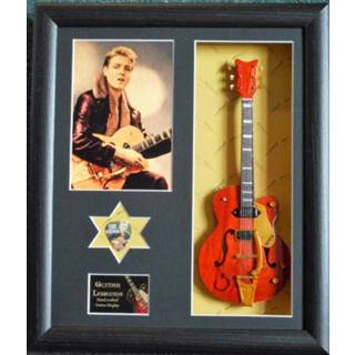 👉 Gitaar Eddie Cochran miniatuur en plectrum