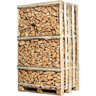 👉 Openhaardhout Haardhout - Pallet met 1,8 kuub berkenhout