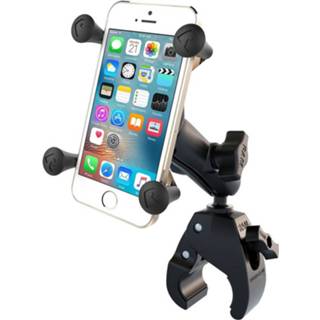 👉 Telefoonhouder zwart small unicolor unisex staal X-Grip Fiets met Tough Claw Clamp Base 793442947346