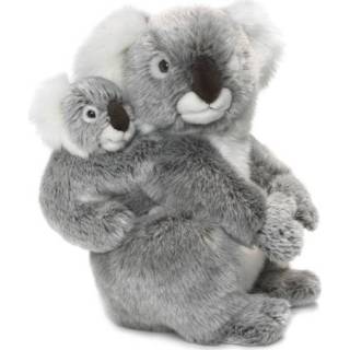 👉 Knuffel One Size grijs kinderen Wereld Natuur Fonds WNF Koala moeder en kind 30 cm 8712269168989