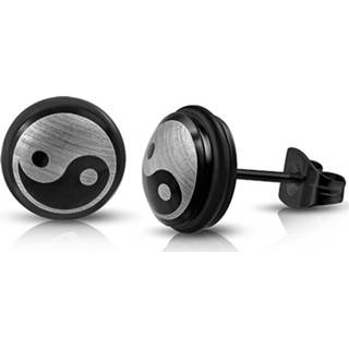 👉 Oorknop active Yin Yang Tao Symbool Oorknopjes