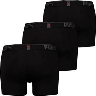 👉 Boxershort zwart mode male l adult mannen katoen 3 Lifestyle boxershorts van met suède voor Heren, Zwart, Maat | PUMA 8718824556147