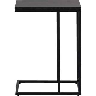 Bijzettafel zwart MDF#Metaal Quebec - 58x43x38 cm Leen Bakker 8714901684390