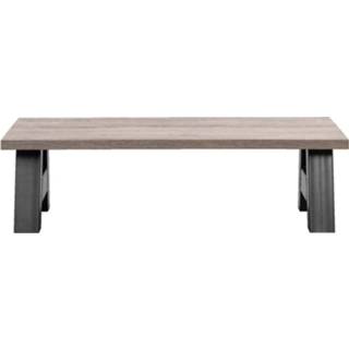 Salontafel bruin Melamine#Spaanplaat Grijs#Bruin Kai - donkerbruin eikenkleur 38x135x67,5 cm Leen Bakker 8714901709178