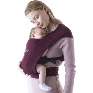 👉 Nederlands baby's Ergobaby Babydraagzak Embrace Burgundy 1220000200012