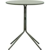 Tafel olijfgroen metaal groen Limoux - Ø60x70 cm Leen Bakker 8714901694788