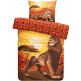 👉 Dekbedovertrek bruin Polyester#Katoen Comfort Disney Lion King - lichtbruin 140x200 cm Leen Bakker 4006891934857