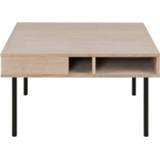 👉 Salontafel bruin MDF Opsa - 45,5x80x80 cm Leen Bakker 5713941006332