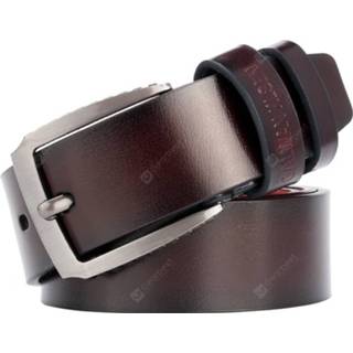 👉 Riem coffee Men's Vintage Pin Buckle Belt Casual Antique Waistband