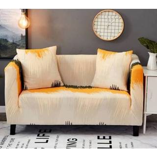 👉 Sofa elastische covers all-inclusive slip-resistente sectionele volledige Bank cover en kussensloop specificatie: vier zits + 2 pc's (Tide) 8226890319271