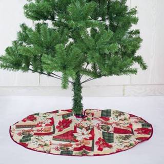 👉 Kerstboom 2 PC'S cartoon jurk afgedrukt boom rok kerst decoratie grootte: 60cm (kerst bal) 8226890152854