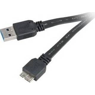 👉 Zwart mannen Akasa 1.5m USB 3.0 A/Micro-B USB-kabel 1,5 m A Micro-USB B Mannelijk 4710614533103