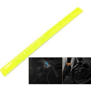 👉 Fiets geel 4 STKS fietsen band arm been Pant reflecterende riem veiligheids reflector (geel) 8226890036178