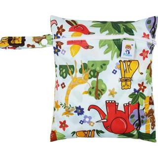 👉 Luiertas 5 stuks waterdichte herbruikbare natte Hobbelzak afgedrukt Pocket Luiertassen reizen droge zakken mini (N9) 8226890184039