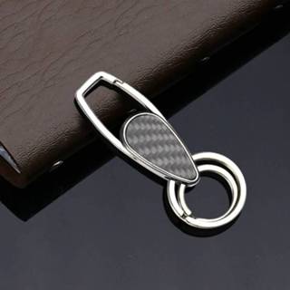 👉 Sleutelring carbon fiber Auto sleutel ring matte stijl sleutelhanger 6922505822250