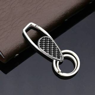 👉 Sleutelhanger carbon fiber Auto Key Ring heldere stijl 6922938690518