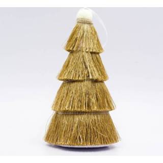 👉 Kwast bruin 2 stuks kerstboom ornamenten creatieve huis decoratie (bruin) 8226890395985