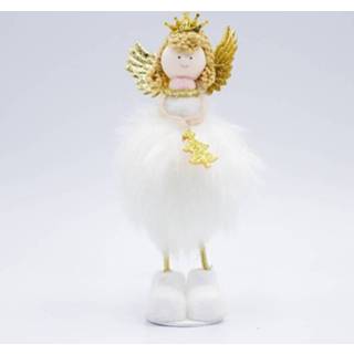 👉 Ornament stof pluche kinderen 2 PC'S ornamenten blonde engel kerst pop decoratie creatieve Kinder geschenken (kerstboom) 8226890367968