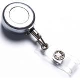 👉 Sleutelhanger zink zilver 2 stuks legering gemakkelijk te trekken gesp terug clip type anti-diefstal telescopische (zilver) 8226890391857