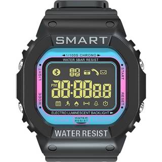 👉 Watch blauw EX16T 1 21 inch LCD-scherm Smart 50m waterdicht ondersteuning stappenteller/Call herinnering/Motion monitoring/remote camera (blauw) 8756864826370