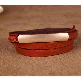 👉 Riem vrouwen platte super lange legering Buckle lederen fijne grootte: 1000 x 12mm (Camel) 8226890359772