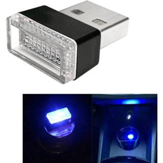 Sfeerverlichting blauw active Universele PC Auto USB LED Noodverlichting Decoratieve lamp (Blauw Licht) 7442935327334