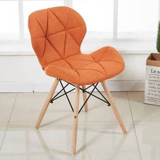 👉 Kruk oranje Moderne eenvoudige huis terug make-up bureaustoel Butterfly eetkamerstoel (oranje) 8226890301450