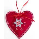 👉 Ornament 2 packs kerst doek creatieve kerstboom hanger Home Decoratie (hart) 8226890374232