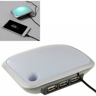 Ledlamp 3 USB-HUB met LED-lampje kabel lengte: 1M 6922824096882