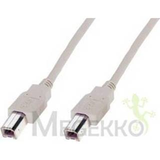 👉 Beige ASSMANN Electronic AK 673-1 1m USB B USB-kabel 4016032050841