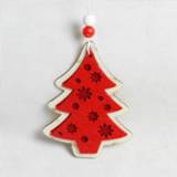 👉 Hanger houten 2 PC'S kerst ornamenten sneeuw Bell creatieve (kerstboom) 8226890078567