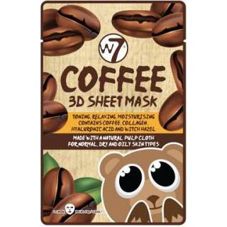 W7 3D Sheet Face Mask Coffee 1 st 5060503768987