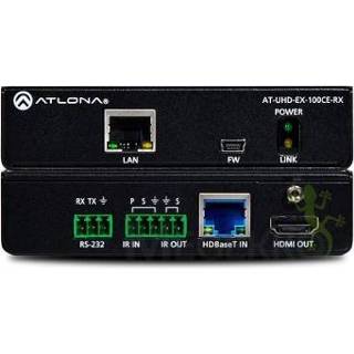 👉 Versterker zwart Atlona UHD-EX-100CE-RX AV-receiver 846352004439
