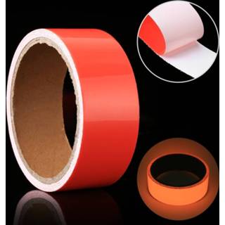 👉 Donkergroen rood Luminous Tape Green Glow In Dark Wall Sticker Photoluminescent Stage Home Decoration Size: 4cm x 3m (Red Light) 8226889948734