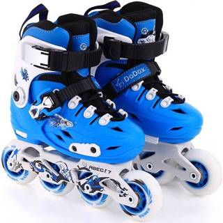 👉 Rolschaats blauw m kinderen verdikte bracket rolschaatsen schaatsen schoenen maat: (blauw) 8226889967421