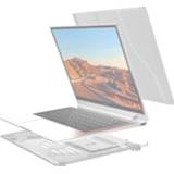 👉 Handvat wit Split waterdichte PC Crystal laptop beschermende case voor Huawei MateBook X Pro met stand & (wit) 8226889976461