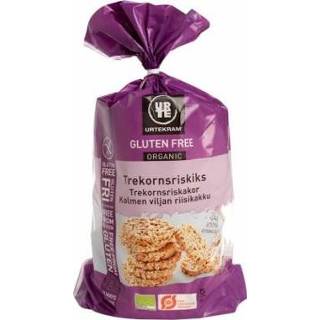 👉 Urtekram Three Grains Rice Crackers Fluten-Free Eco 100 g 5765228262306